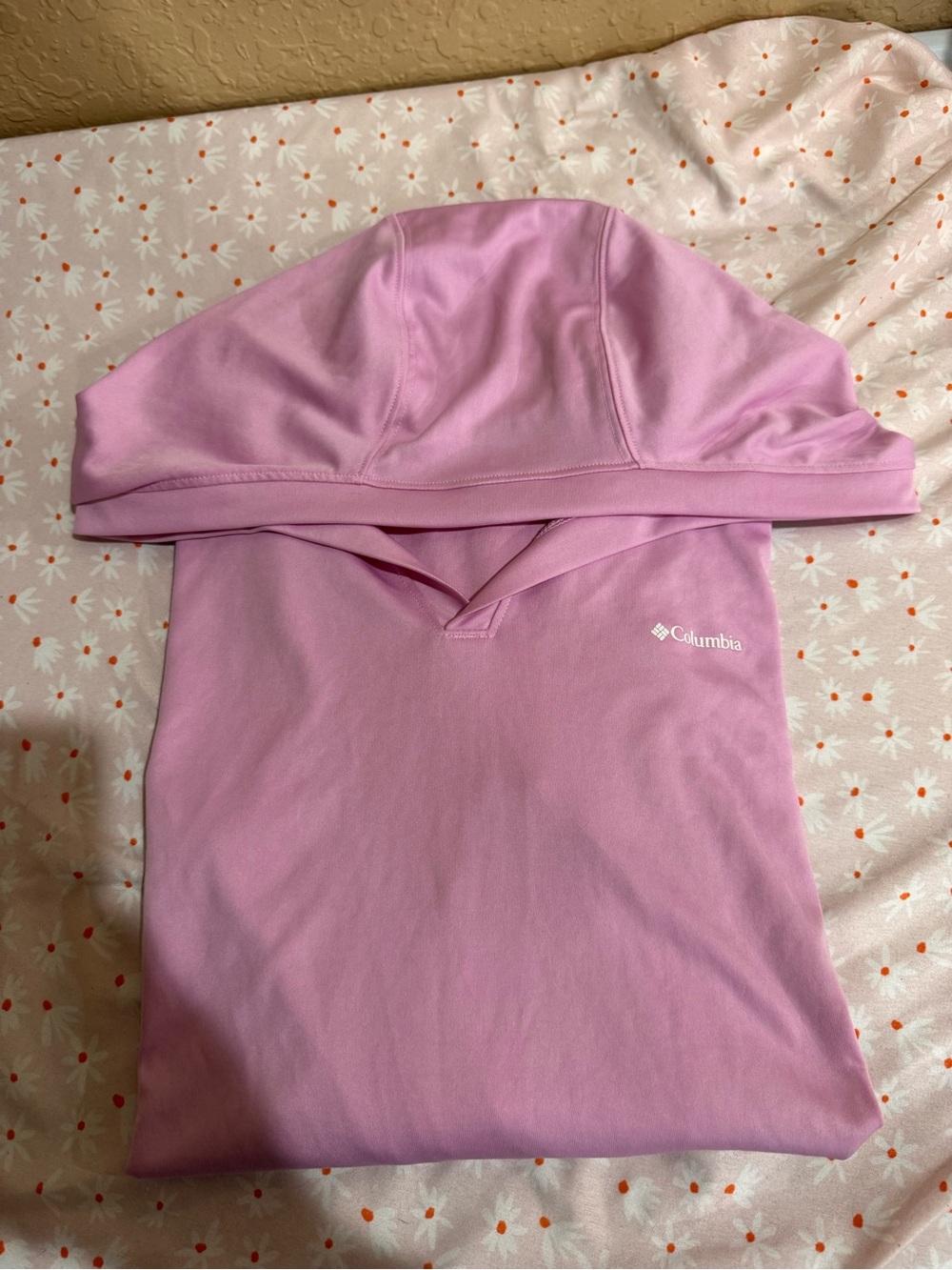 Columbia Light Pink Hoodie Pullover
